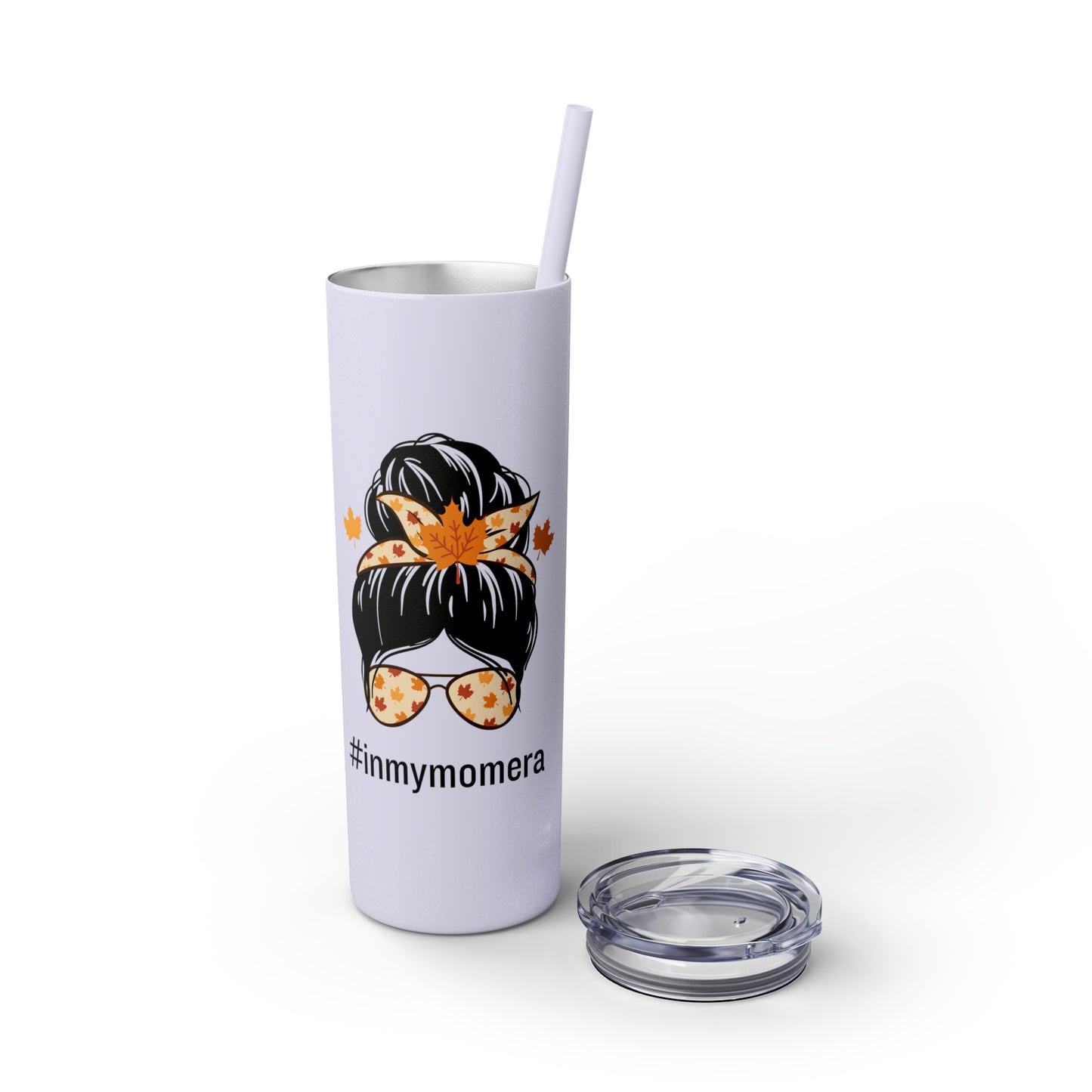 In My Mom Era Fall Skinny Tumbler with Straw, 20oz