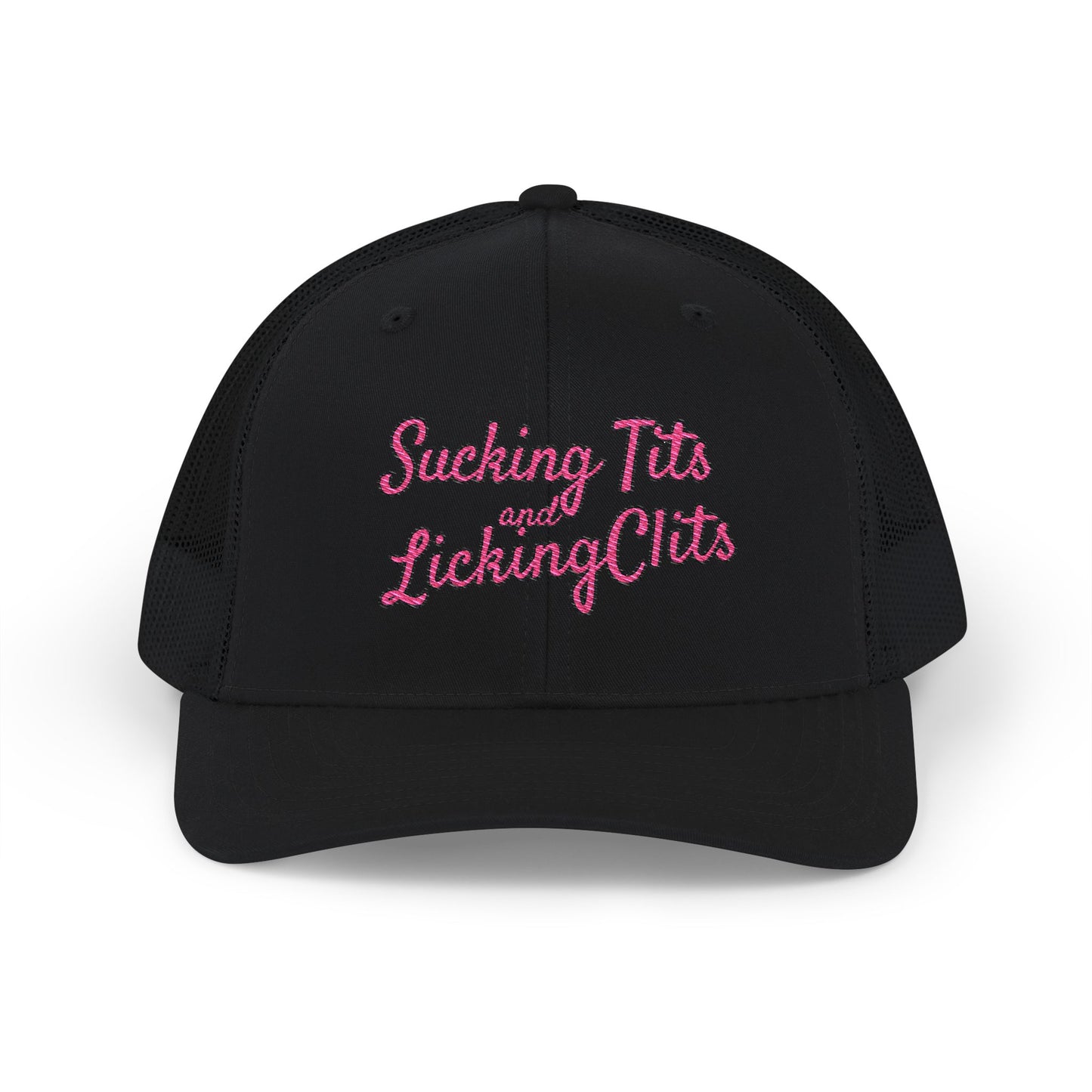 Sucking Ts and Licking Cs (Pink Thread) Richardson 112 Snapback Trucker Cap