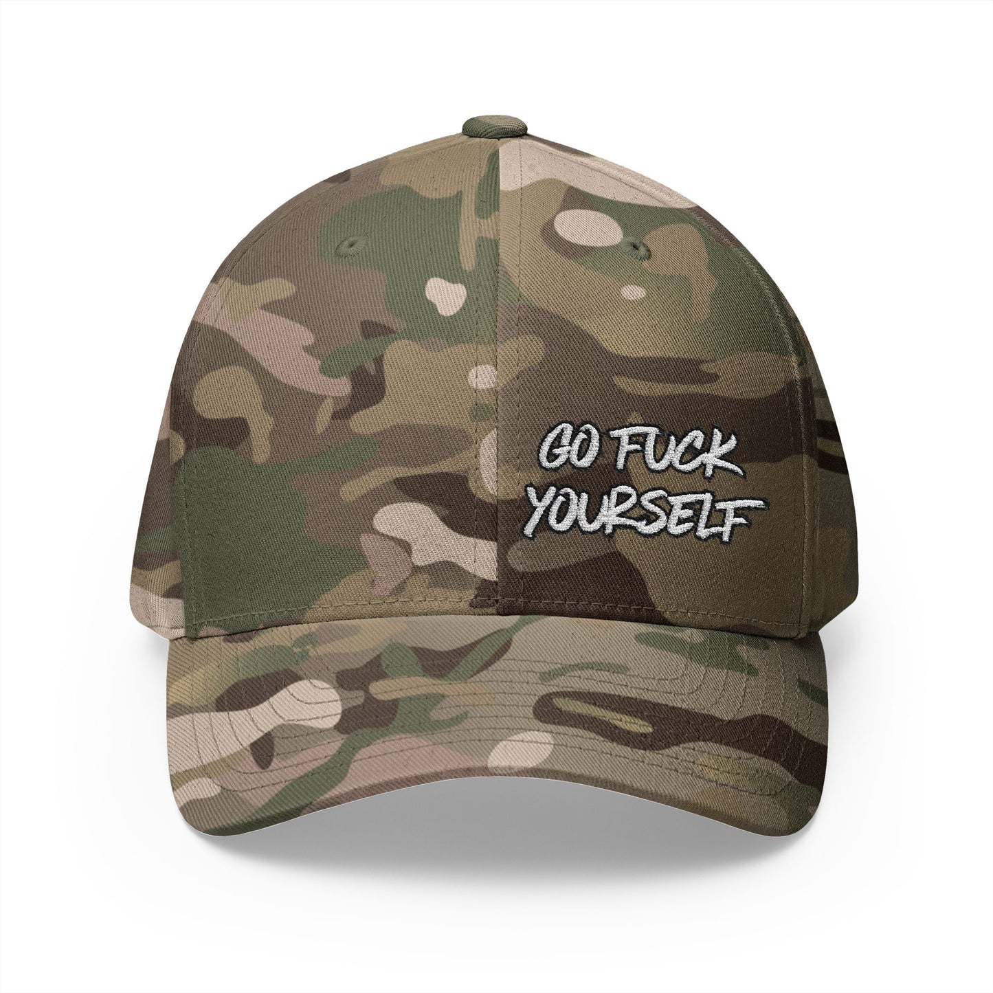 Go F Yourself Embroidered FlexFit Hat