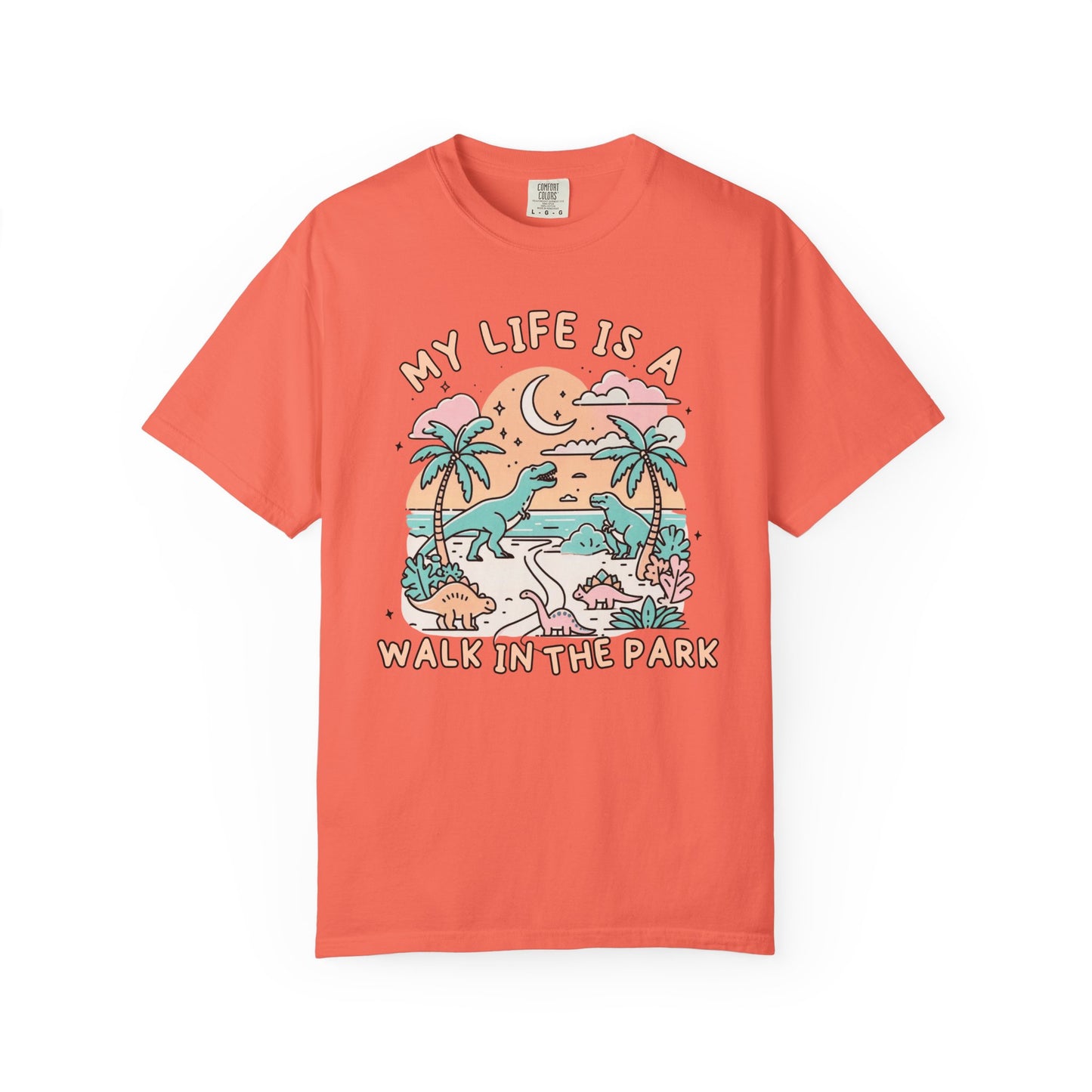 Walk In The Park Dino Comfort Colors T-shirt