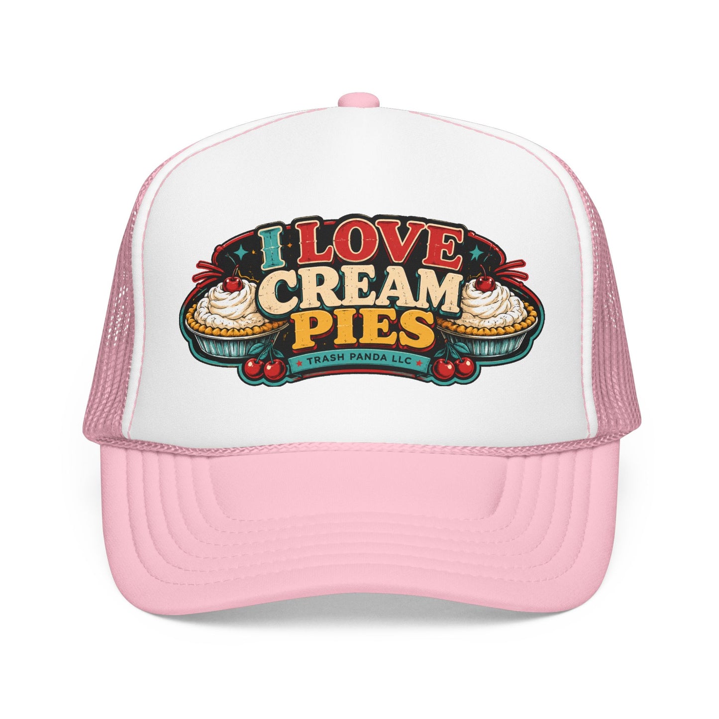 Cream Pies Foam Trucker Hat (Printed)