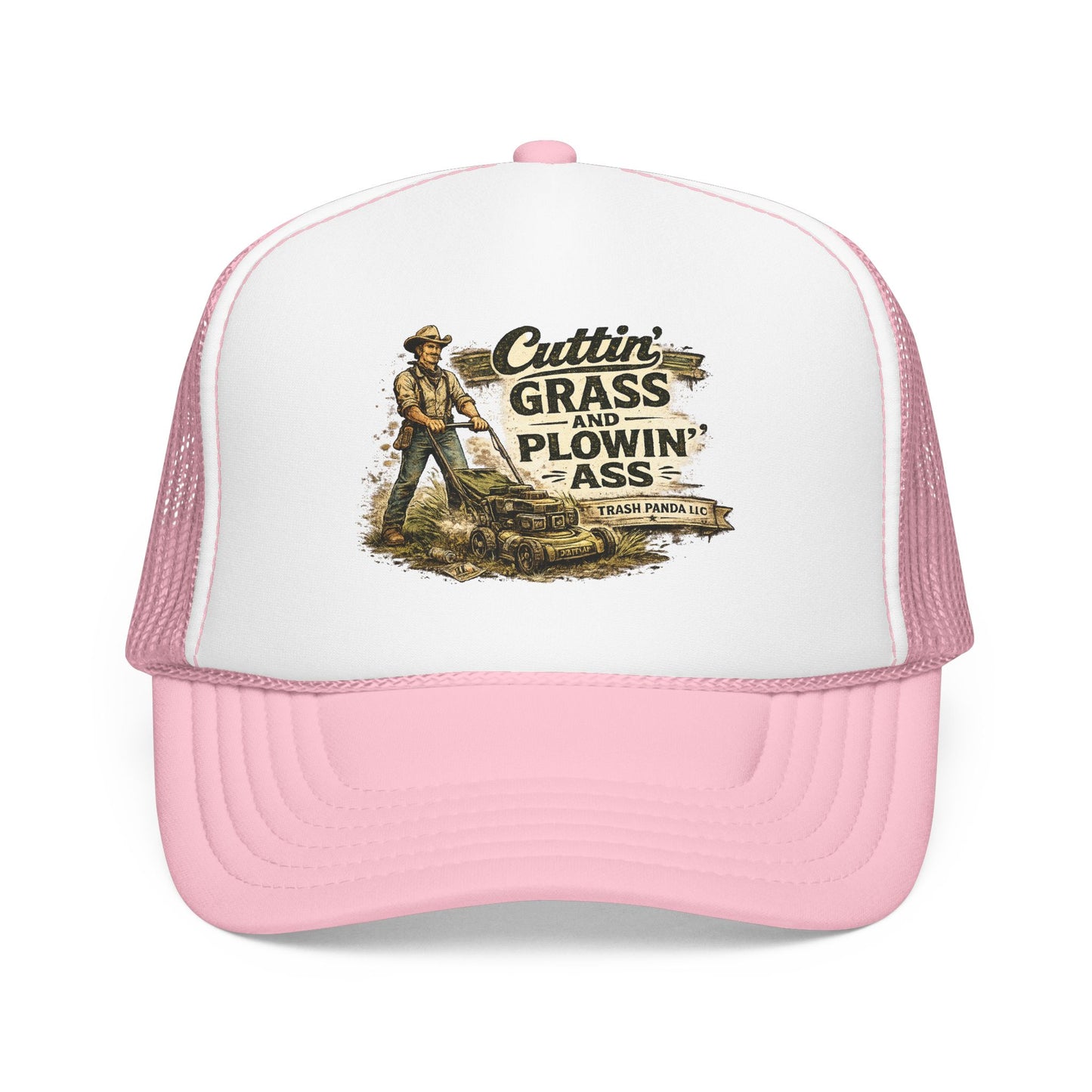 Cuttin' Grass Foam Trucker Hat (Printed)