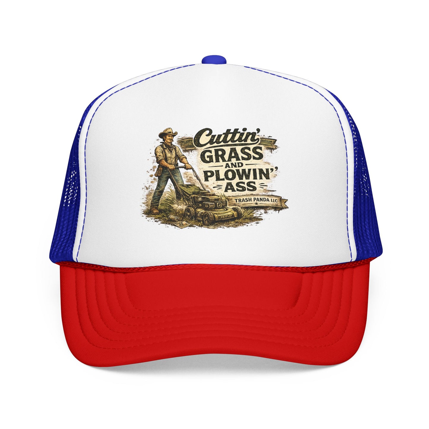 Cuttin' Grass Foam Trucker Hat (Printed)