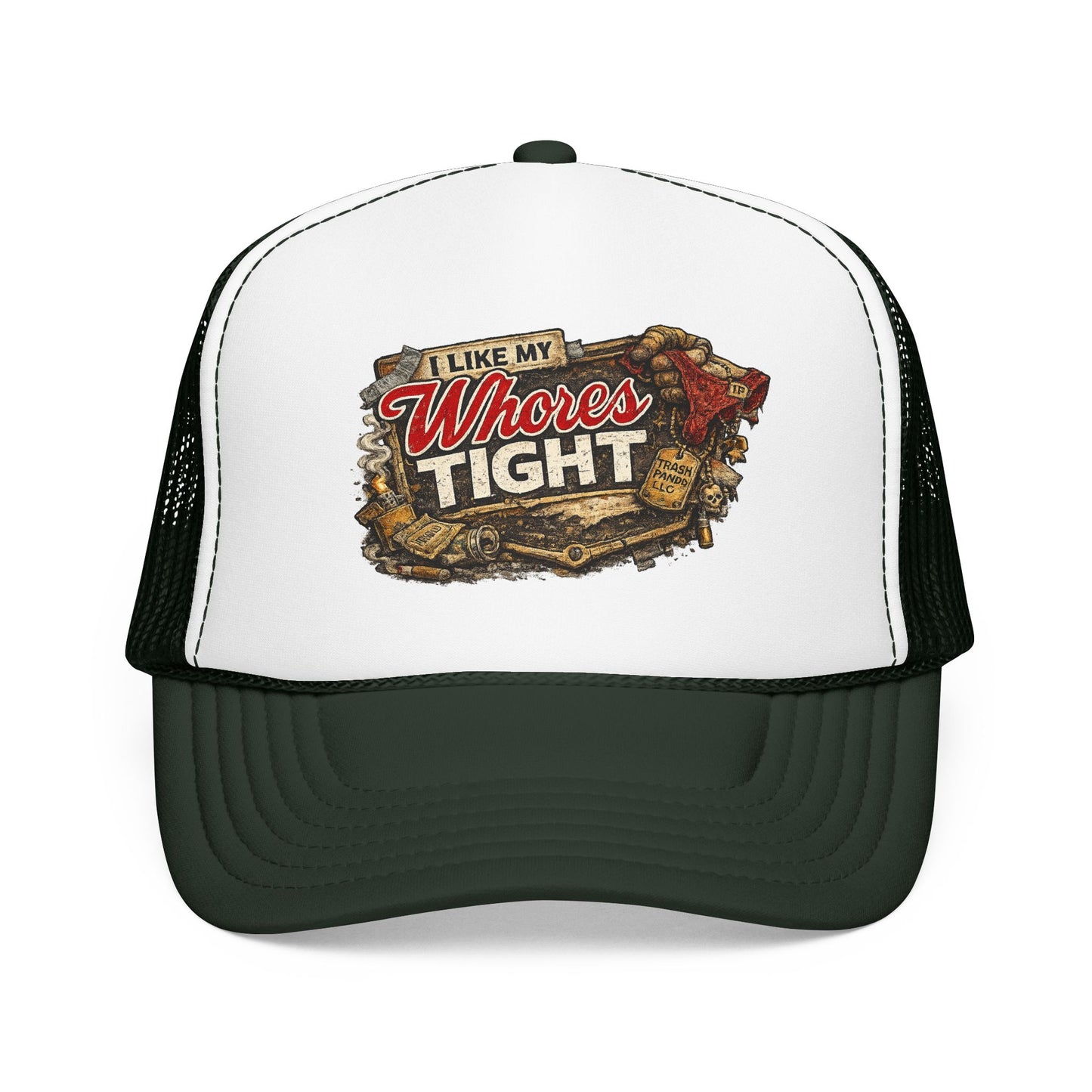 I Like My W Tight Foam Trucker Hat (Printed)