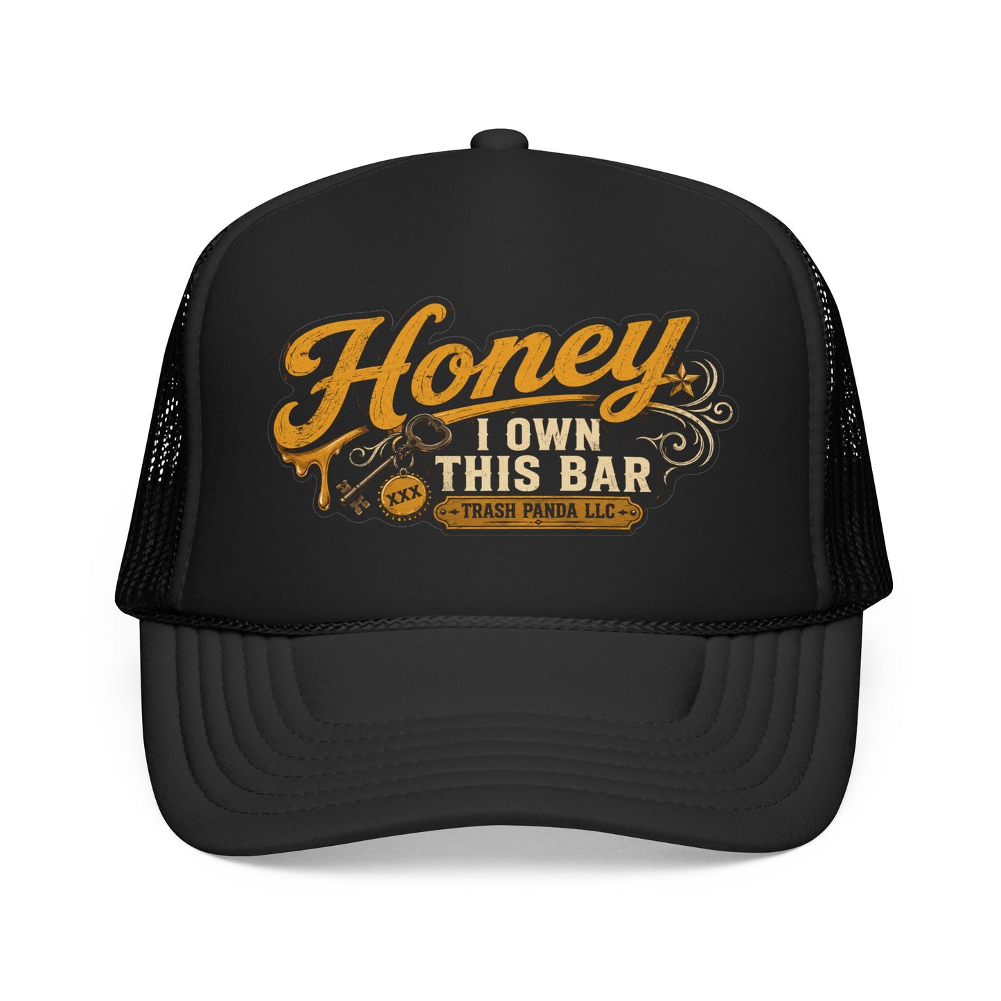 I Own This Bar Foam Trucker Hat (Printed)