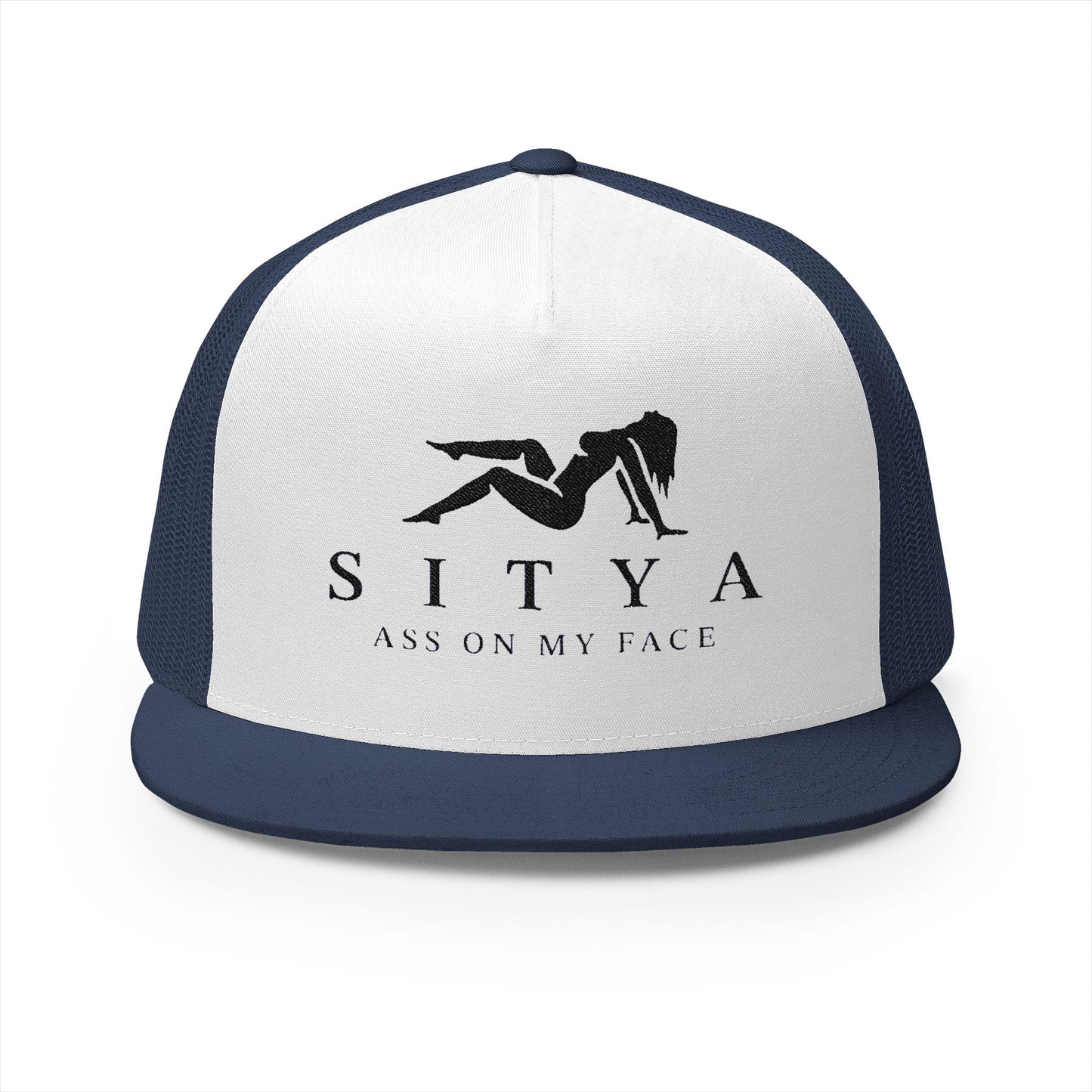 SITYA Embroidered 5 Panel Trucker Cap