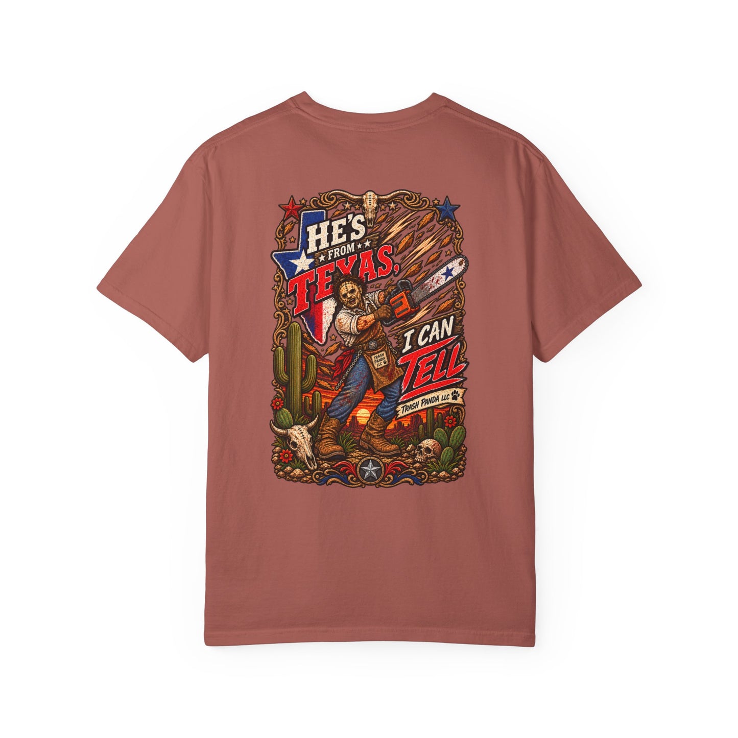 He's From Texas Comfort Colors T-shirt