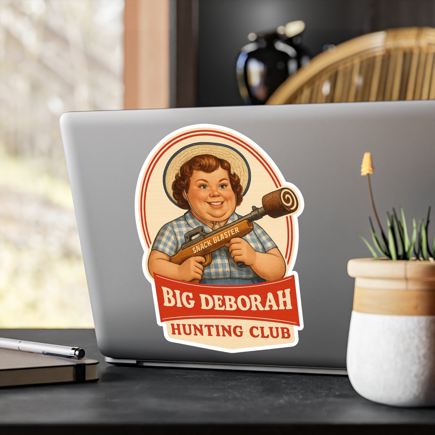 Big Deborah Hunting Club Vinyl Decal