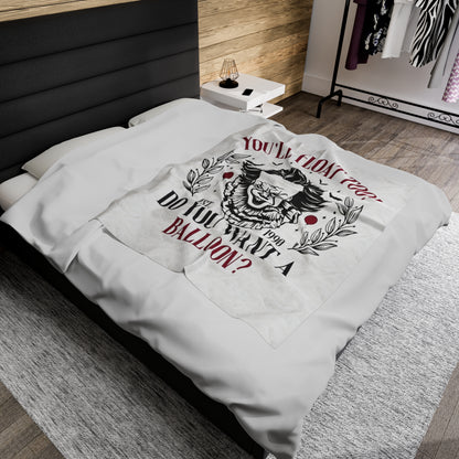 PENNYWISE Velveteen Plush Blanket