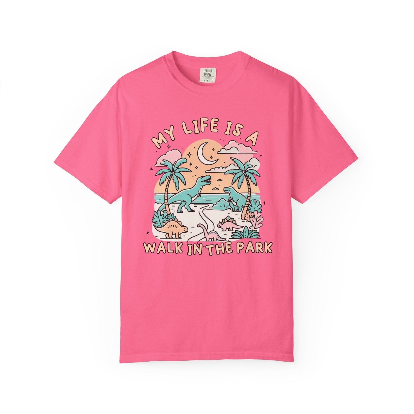 Walk In The Park Dino Comfort Colors T-shirt