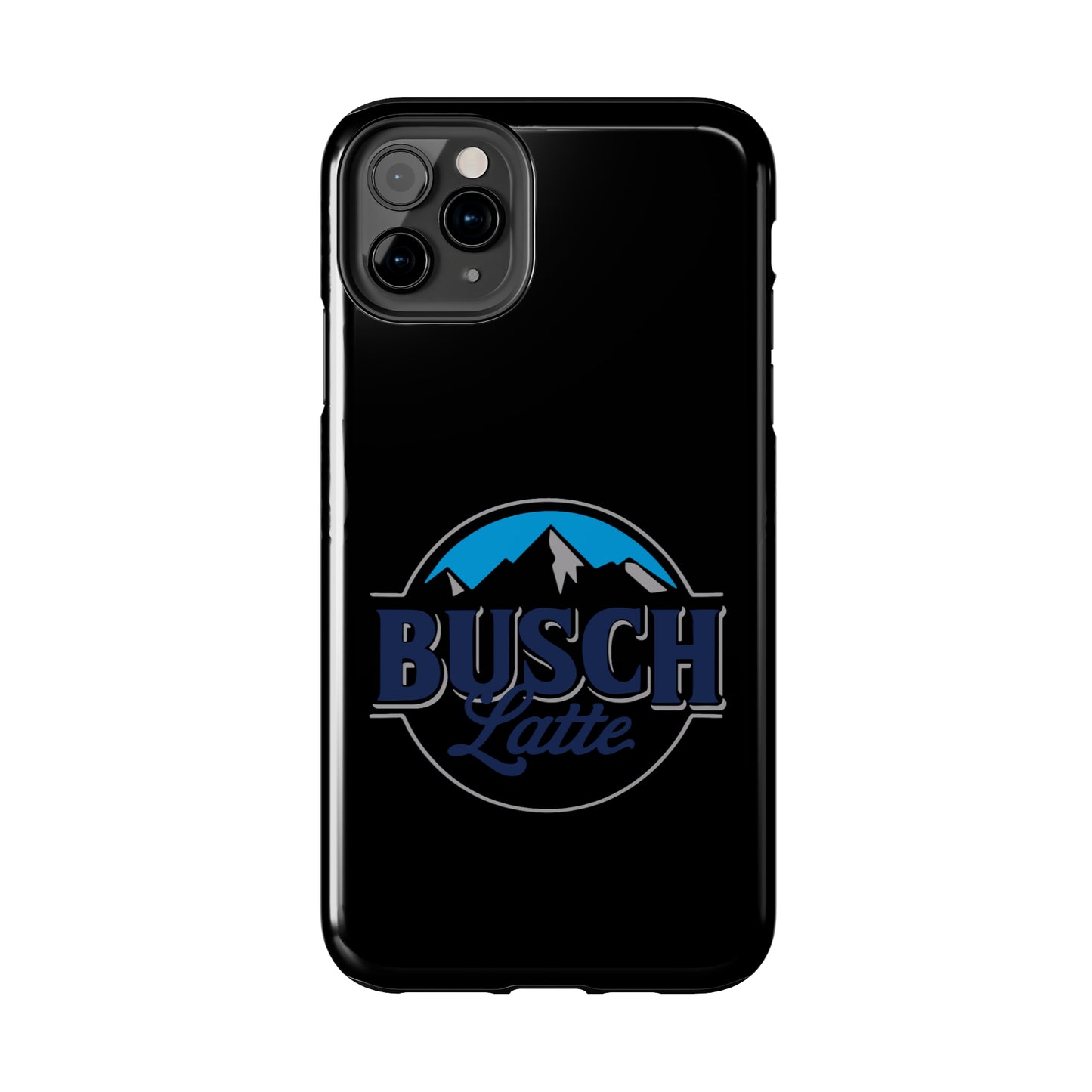 Busch Latte Blk Tough iPhone Cases