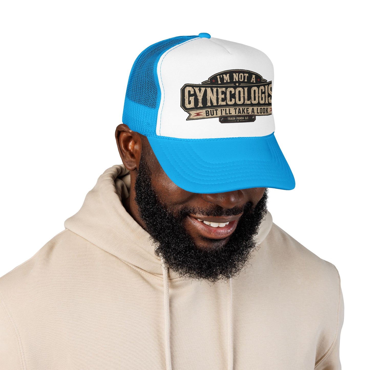 No Gynecologist Foam Trucker Hat (Printed)