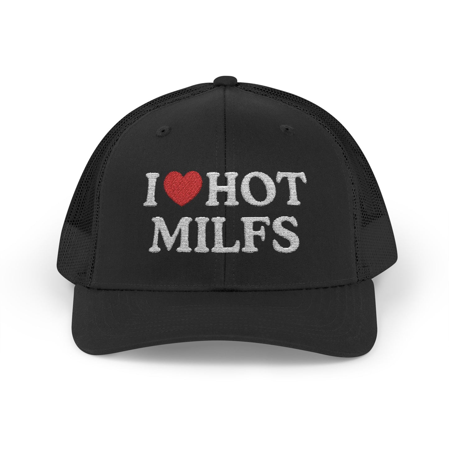 I Heart Hot Milfs Richardson 112 Snapback Trucker Cap