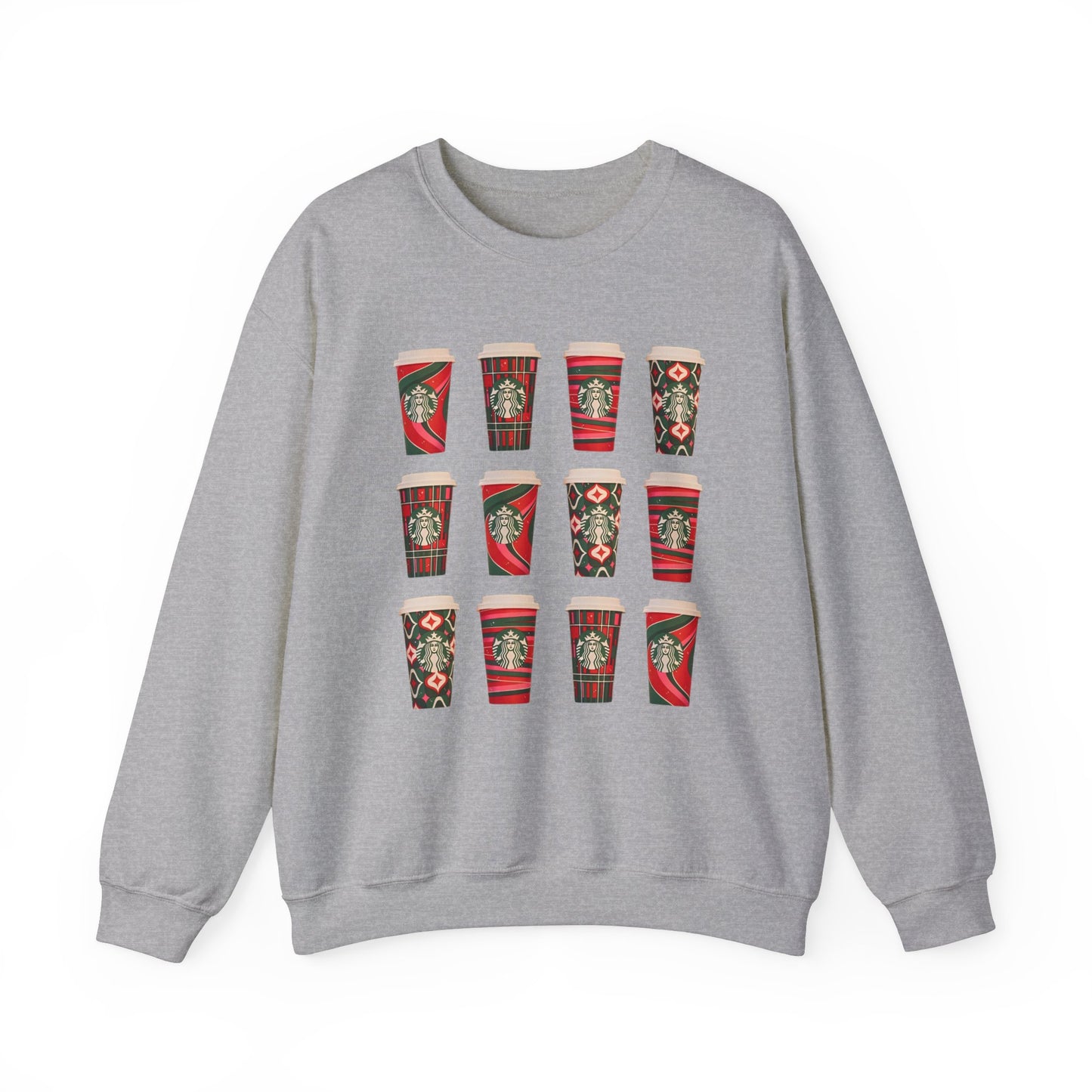 2023 Starbucks Christmas Sweatshirt Unisex Heavy Blend™ Crewneck Sweatshirt