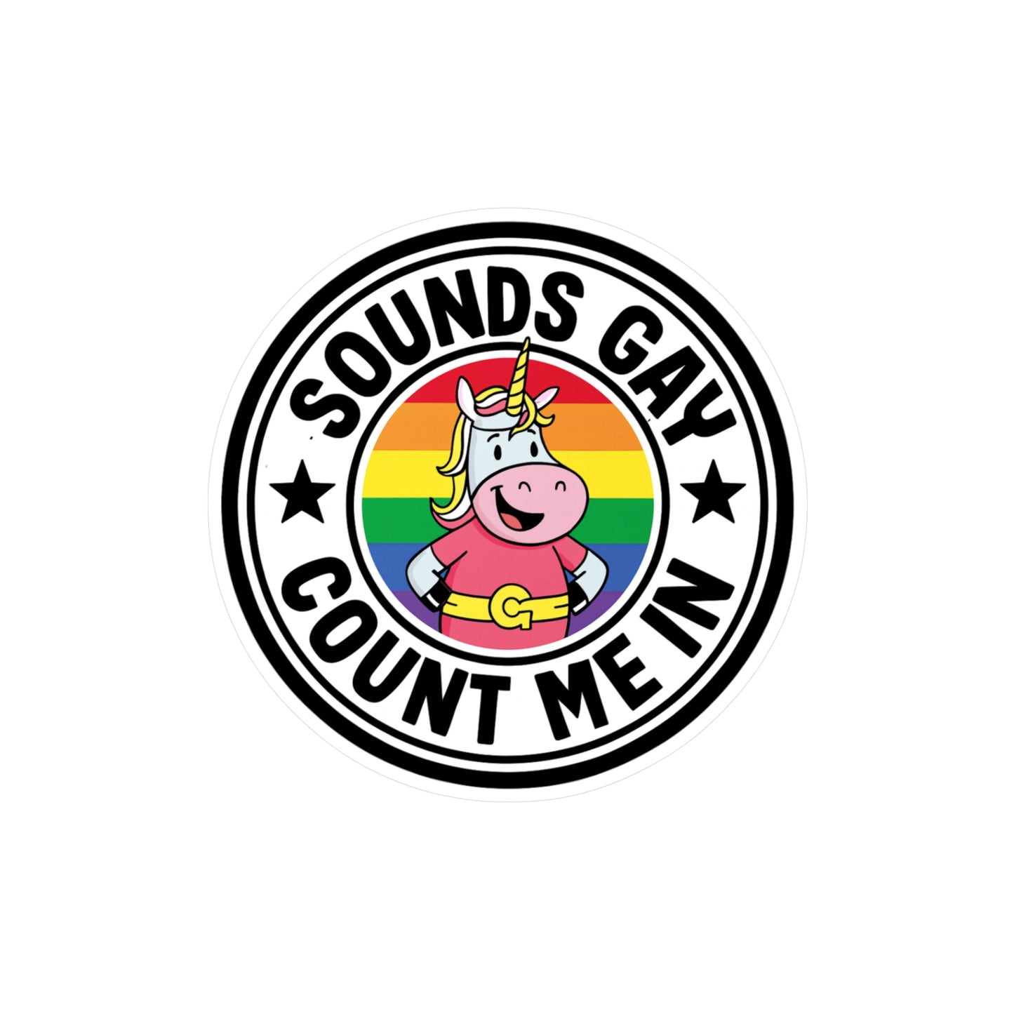 Sounds Gay Vinyl Decal