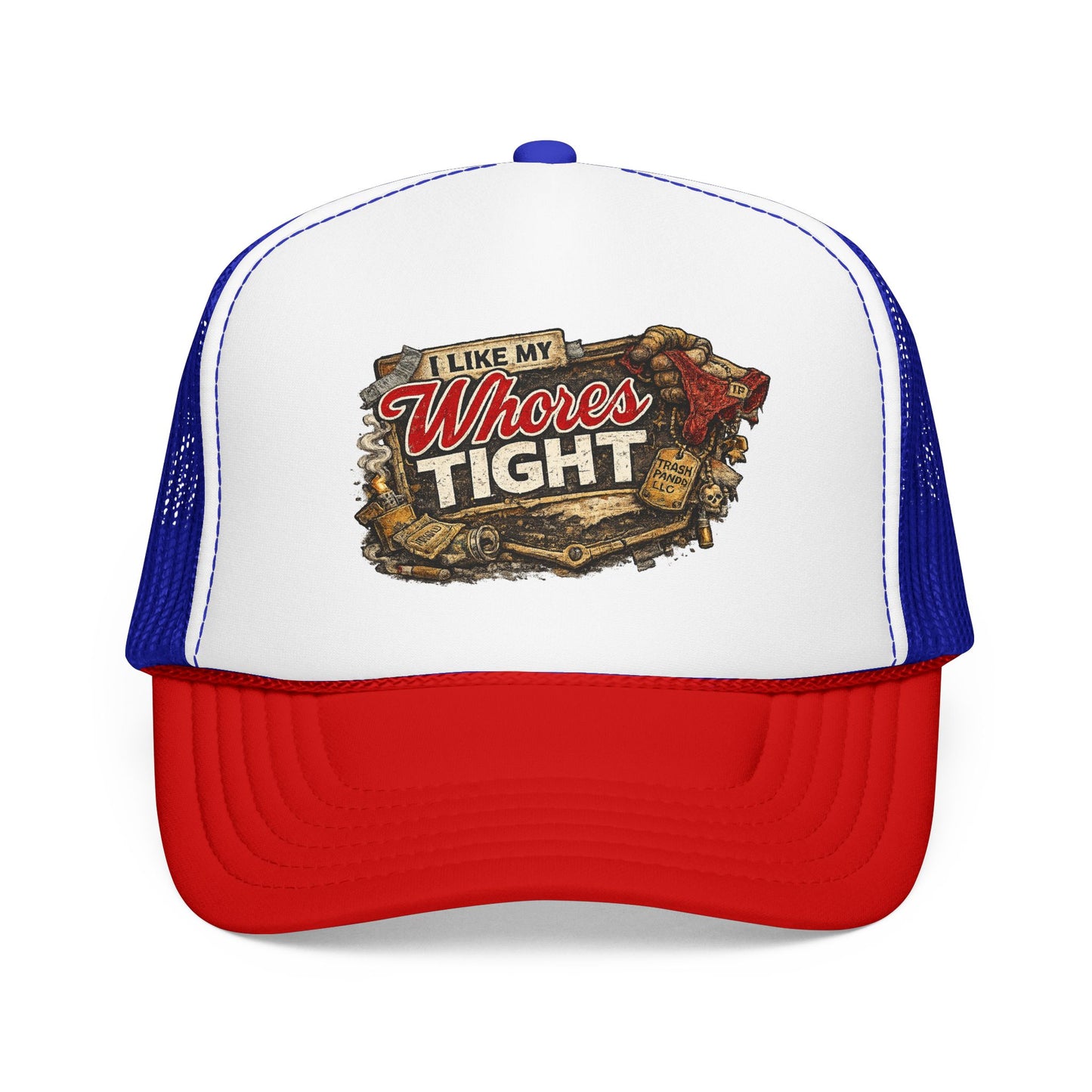 I Like My W Tight Foam Trucker Hat (Printed)