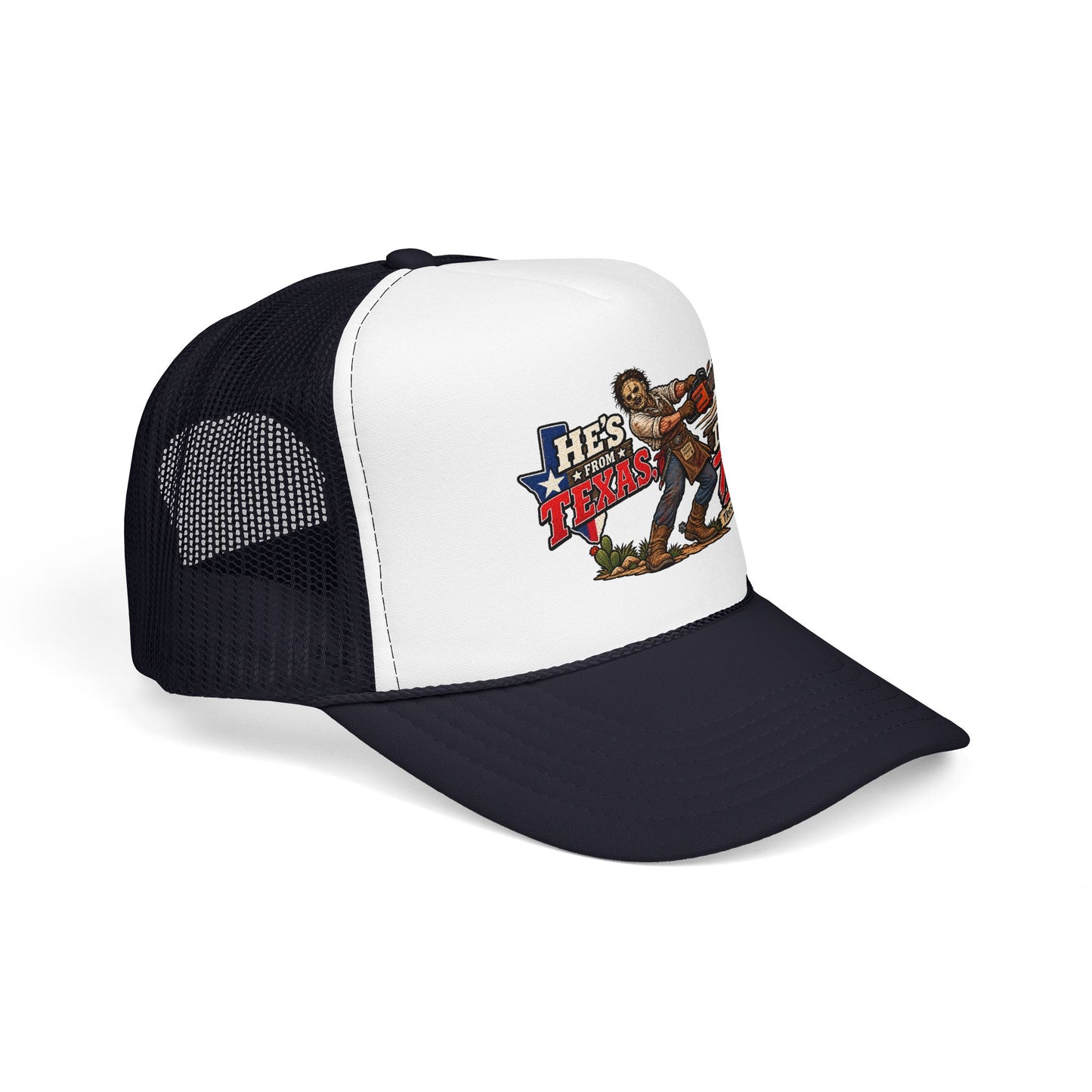 He's From Texas Foam Trucker Hat