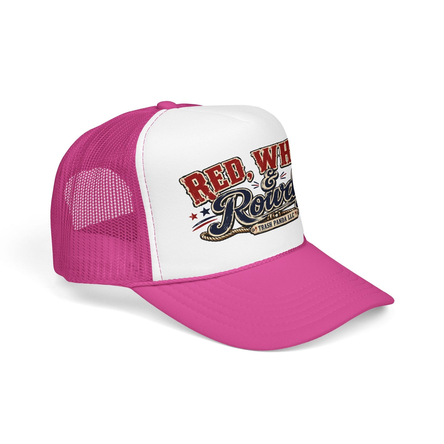 Red White & Rowdy Foam Trucker Hat (Printed)