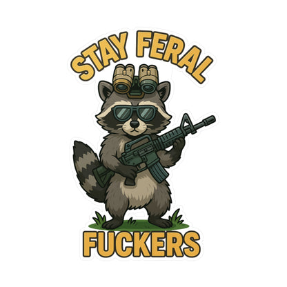 Stay Feral Vinyl Decal