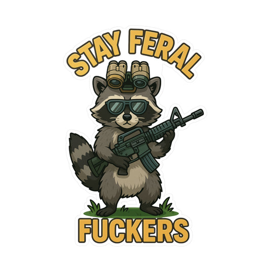 Stay Feral Vinyl Decal