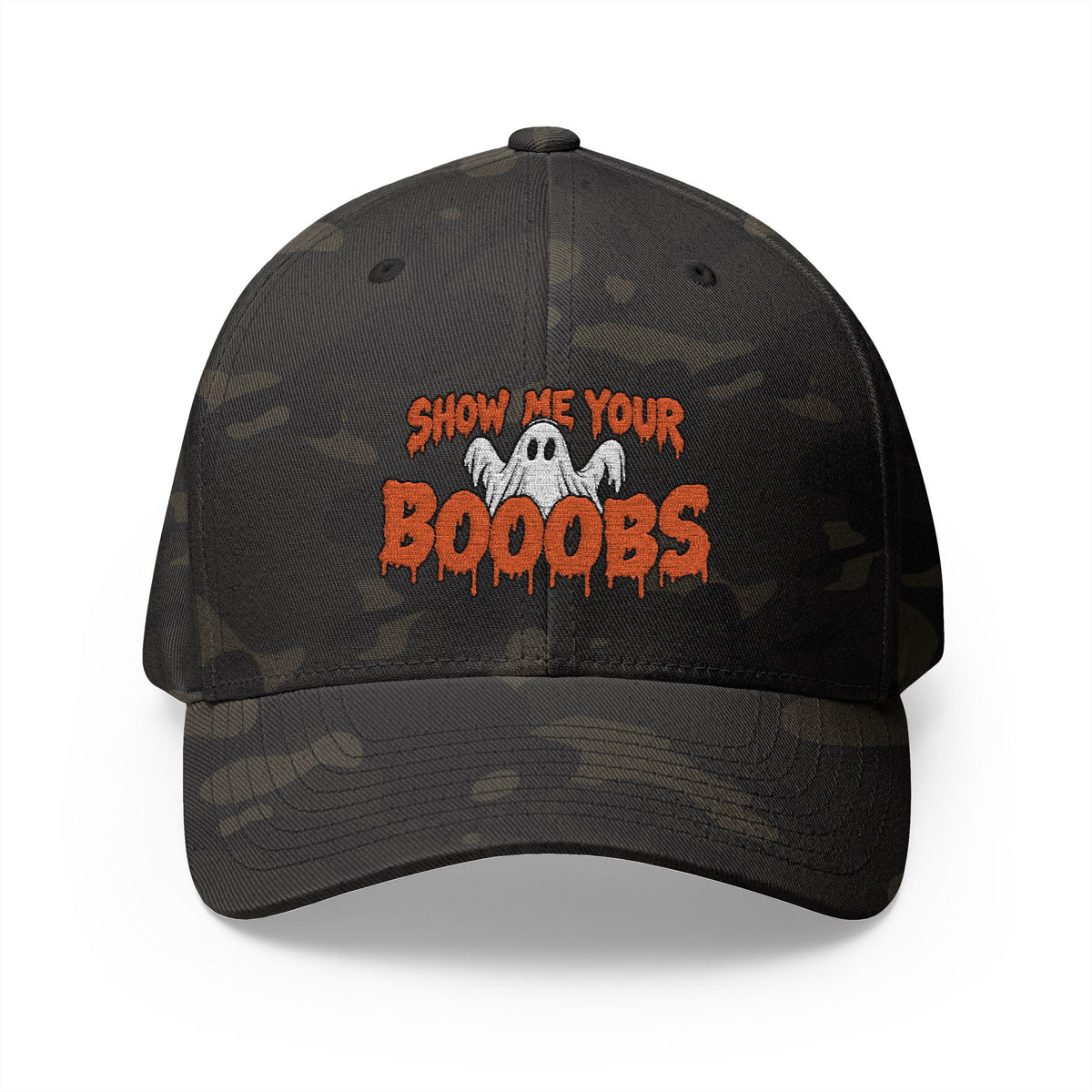 Show Me Your Booobs FlexFit (Embroidery)
