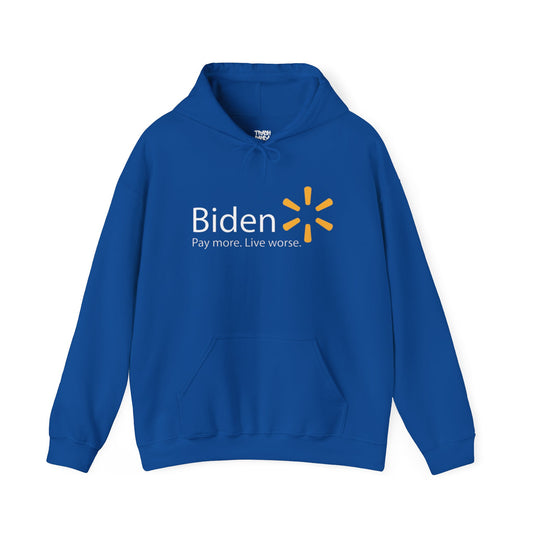 Biden Pay More Unisex Heavy Blend™ Hooded Sweatshirt