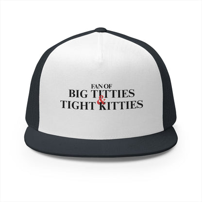 Fan Of Big T's and Tight K's 5 Panel Trucker Cap (Embroidery)