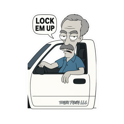 Lock Em Up American D Roger Vinyl Decals