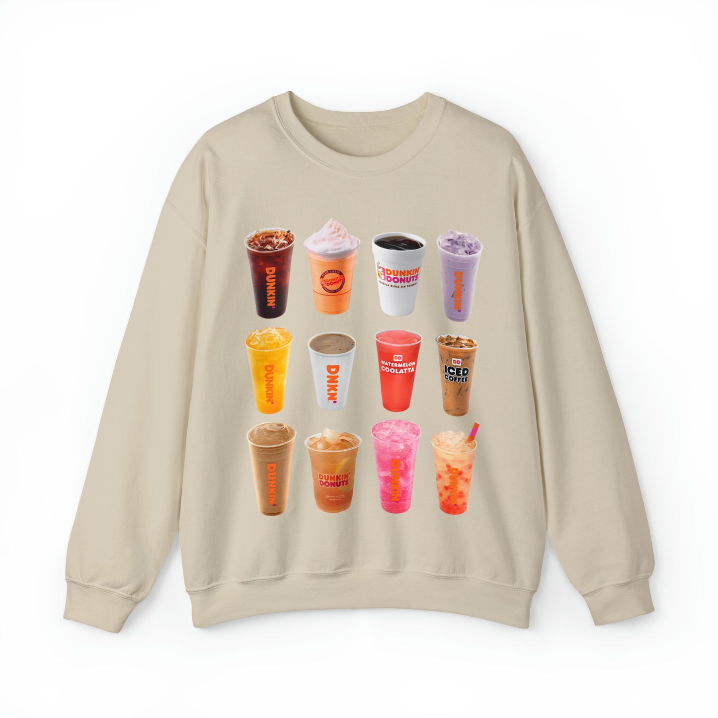 Dunkin' Coffee Sweatshirt Unisex Heavy Blend™ Crewneck Sweatshirt