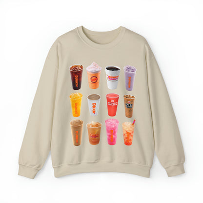 Dunkin' Coffee Sweatshirt Unisex Heavy Blend™ Crewneck Sweatshirt