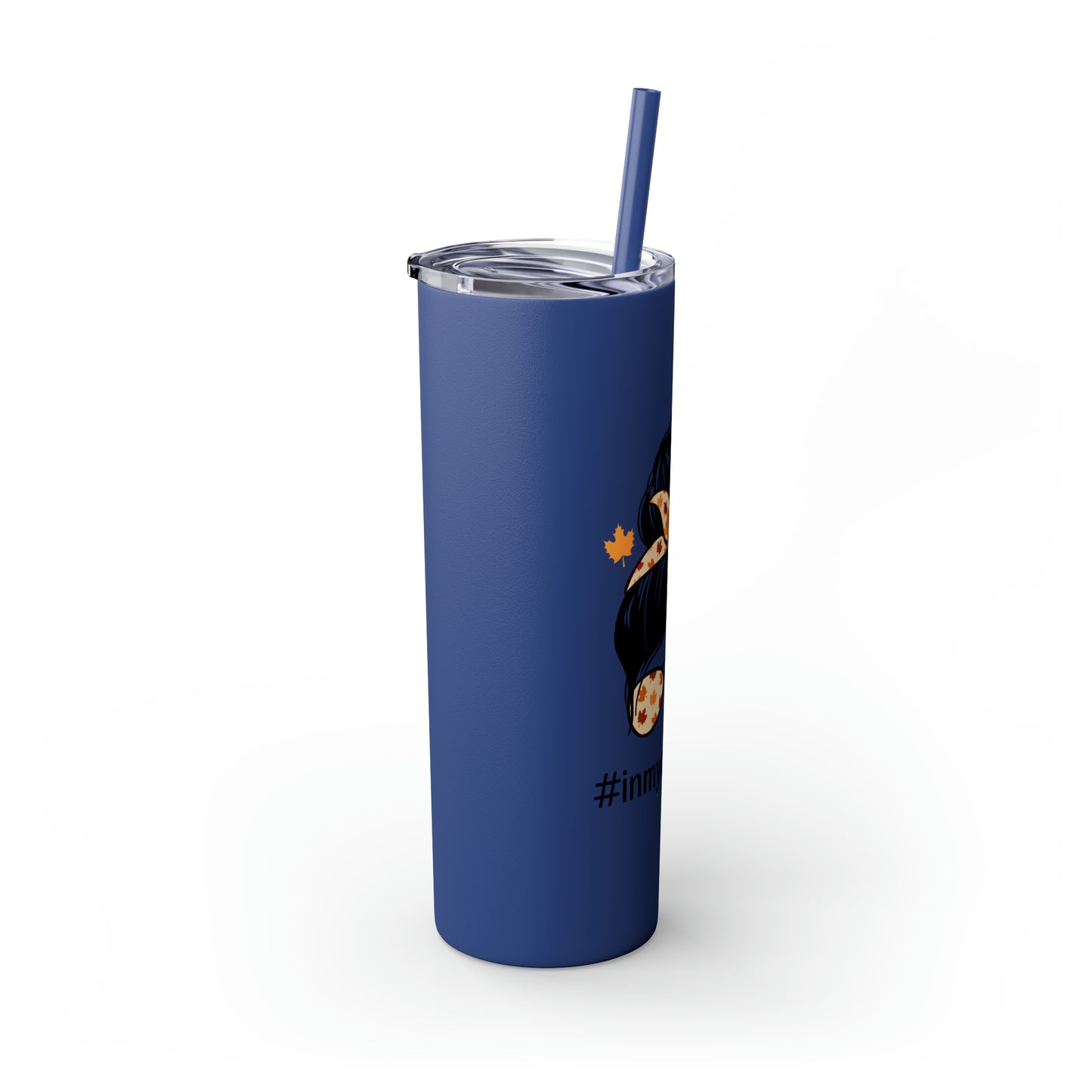 In My Mom Era Fall Skinny Tumbler with Straw, 20oz