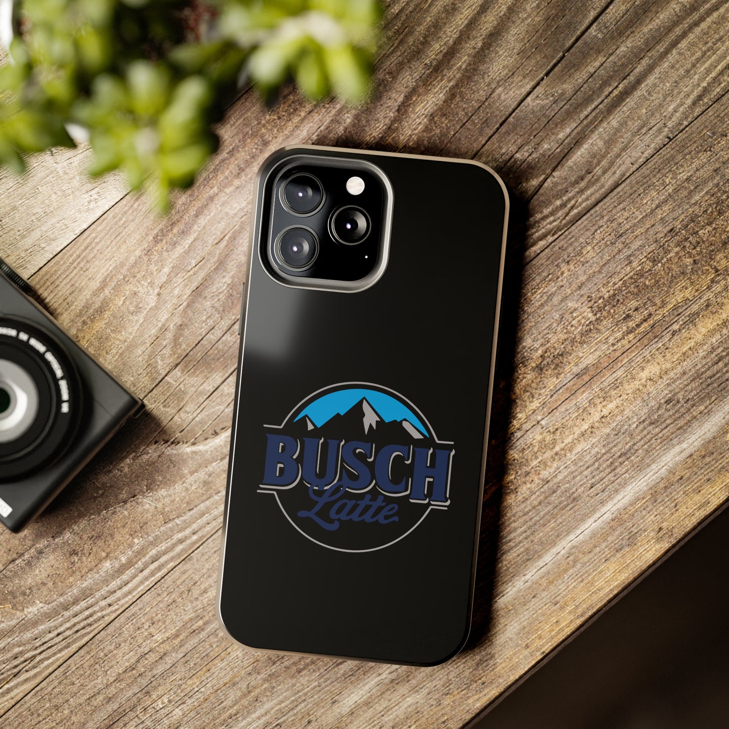 Busch Latte Blk Tough iPhone Cases