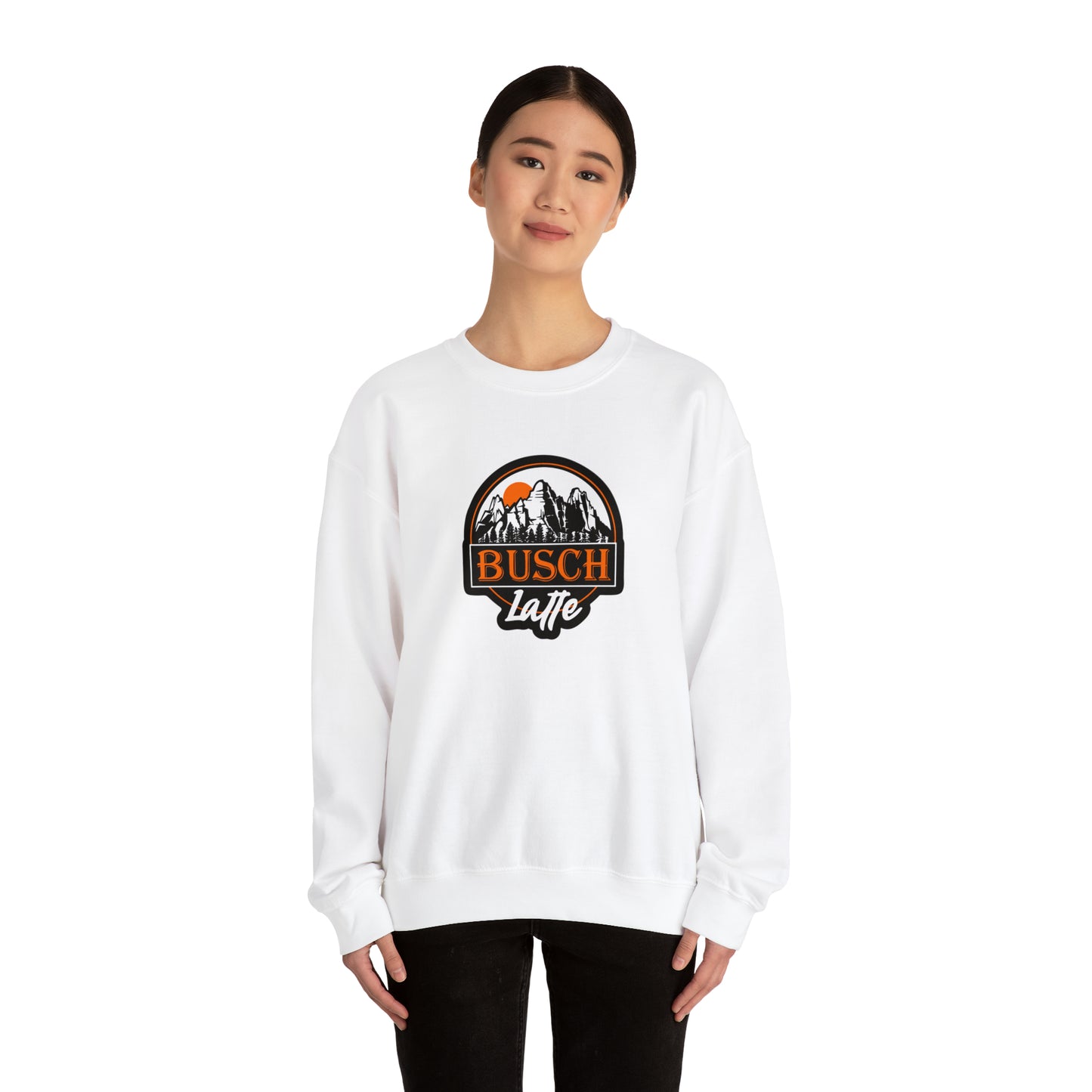 Busch Latte Sweatshirt Unisex Heavy Blend™ Crewneck Sweatshirt