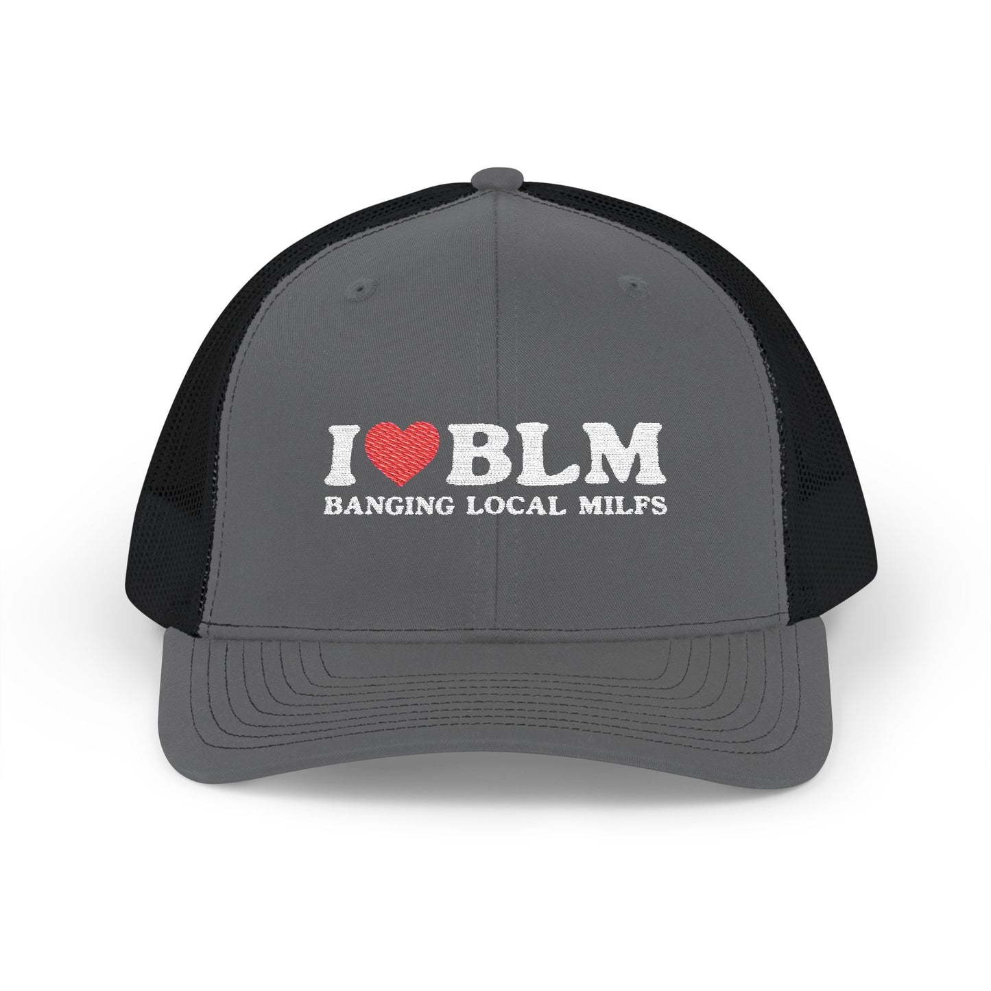 I Heart BLM Richardson 112 Snapback Trucker Cap