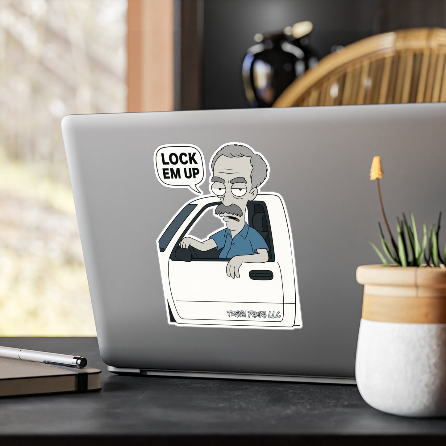 Lock Em Up American D Roger Vinyl Decals