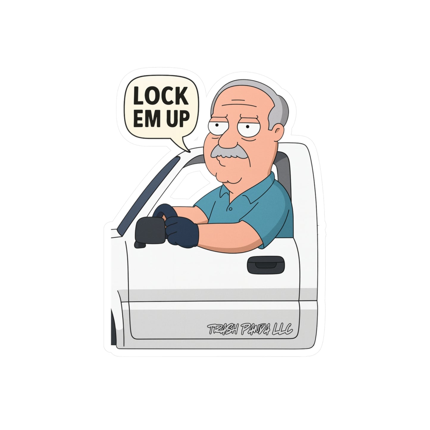 Lock Em Up Family Guy Vinyl Decals