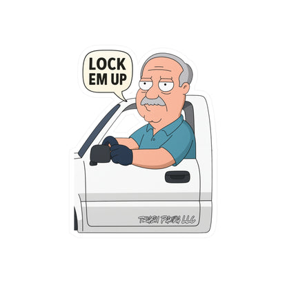 Lock Em Up Family Guy Vinyl Decals