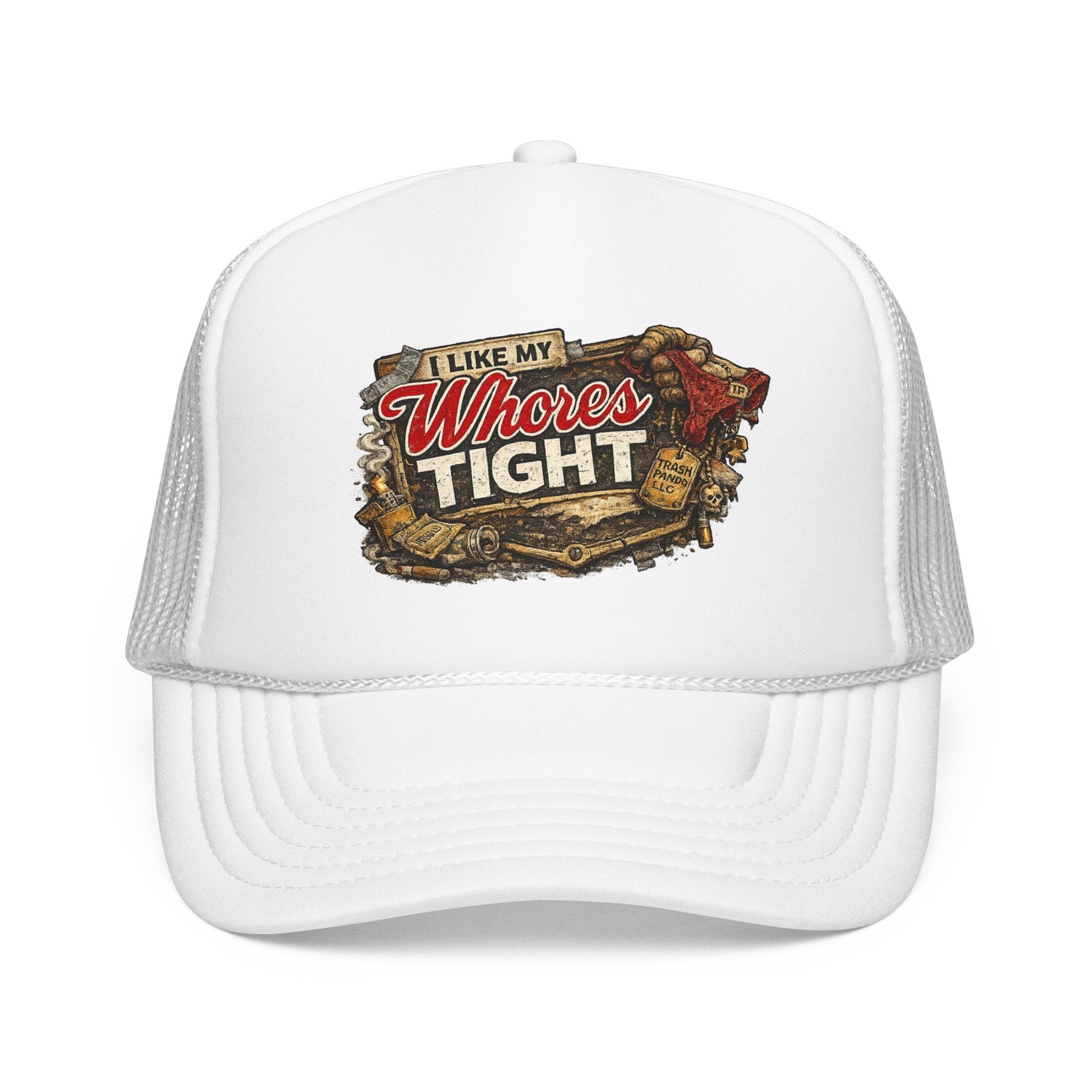 I Like My W Tight Foam Trucker Hat (Printed)