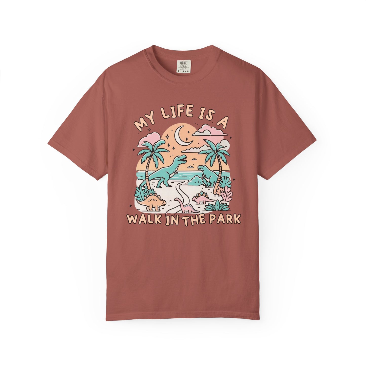 Walk In The Park Dino Comfort Colors T-shirt