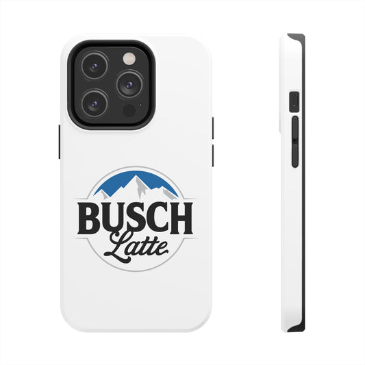 Busch Latte White Tough iPhone Cases