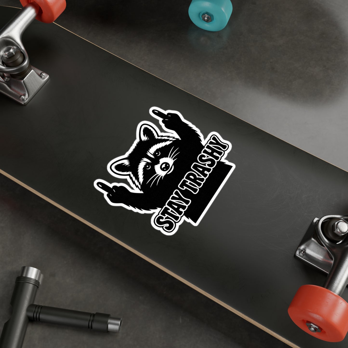 Stay Trashy Flippin' Birds Vinyl Decal