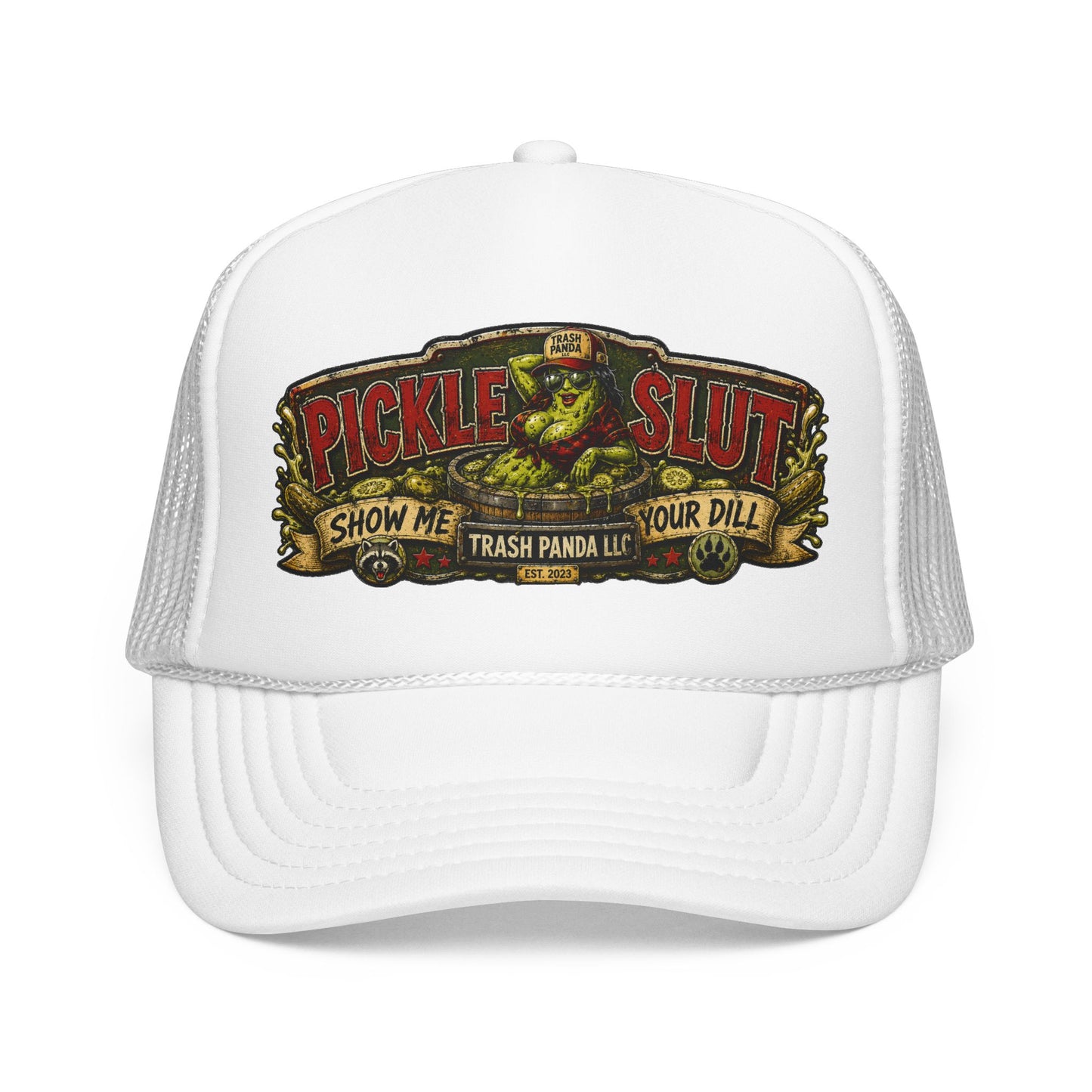 Pickle Sl*t Foam Trucker Hat (Printed)