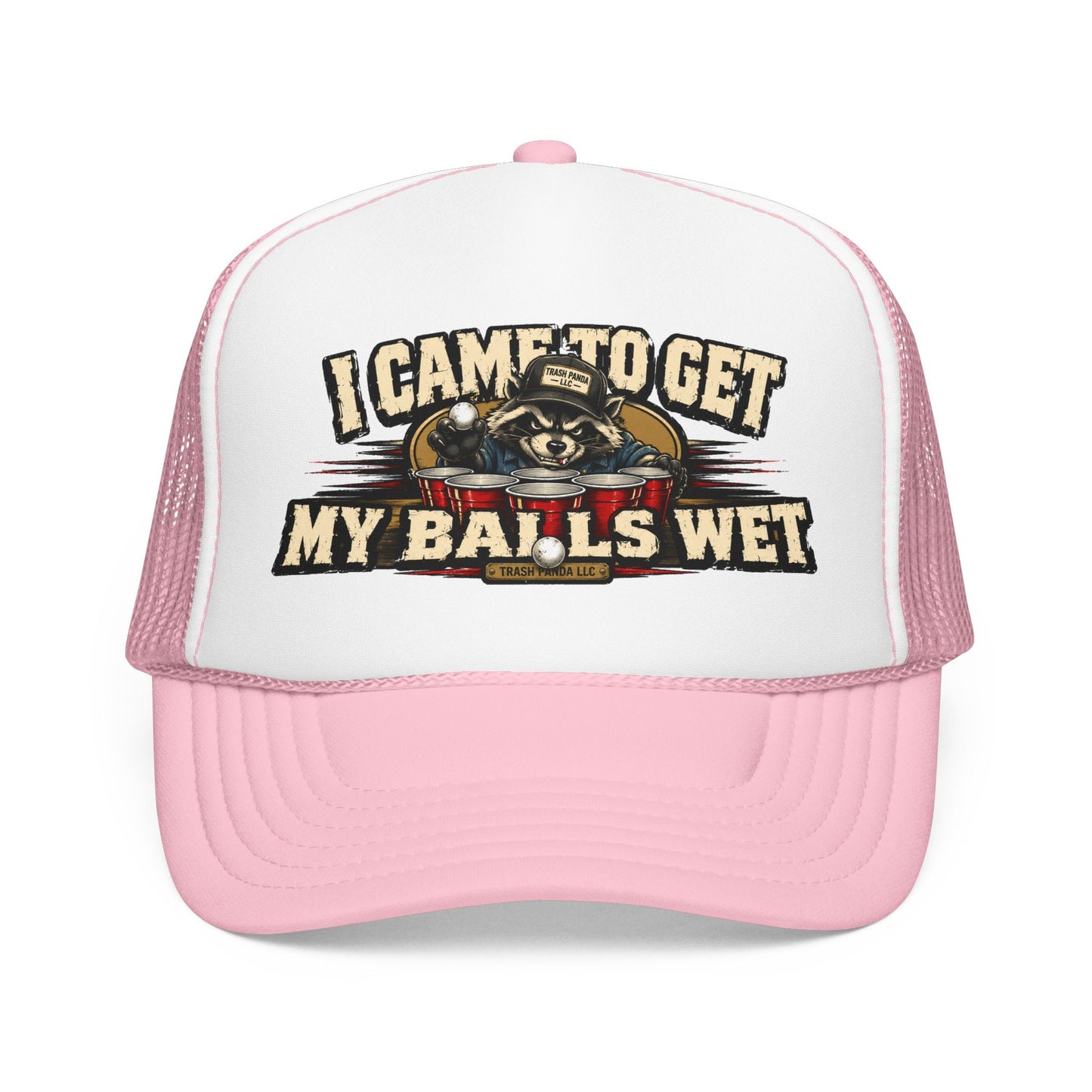 Get My Balls Wet Foam Trucker Hat (Printed)