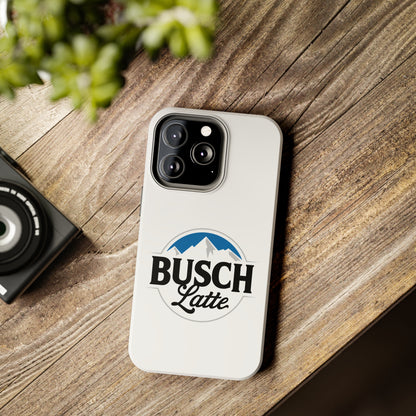 Busch Latte White Tough iPhone Cases