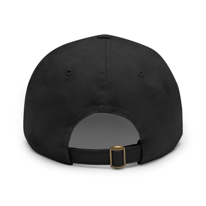 Fudge Round Hat with Leather Patch (Rectangle)