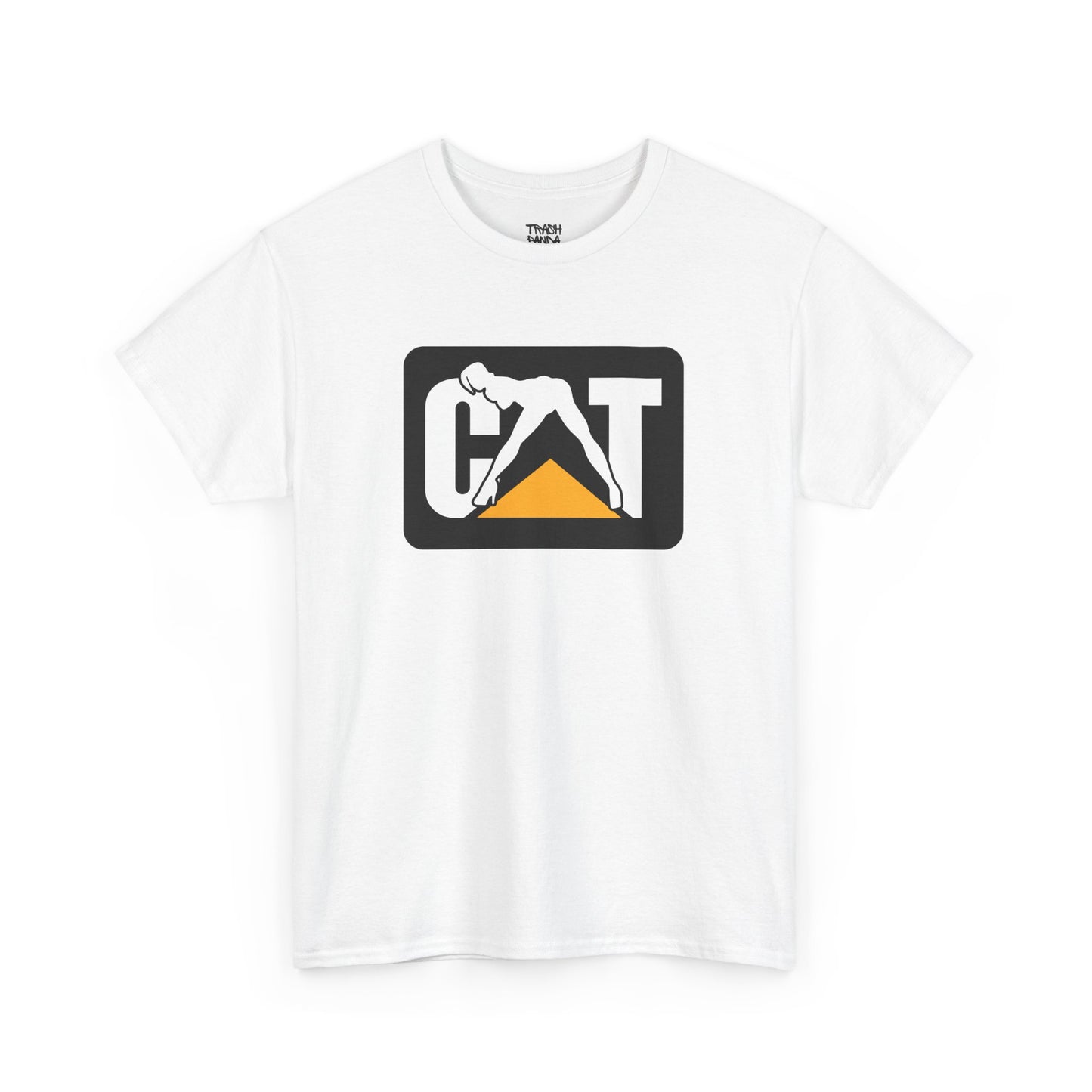 CAT Girl Logo Front Unisex Heavy Cotton Tee