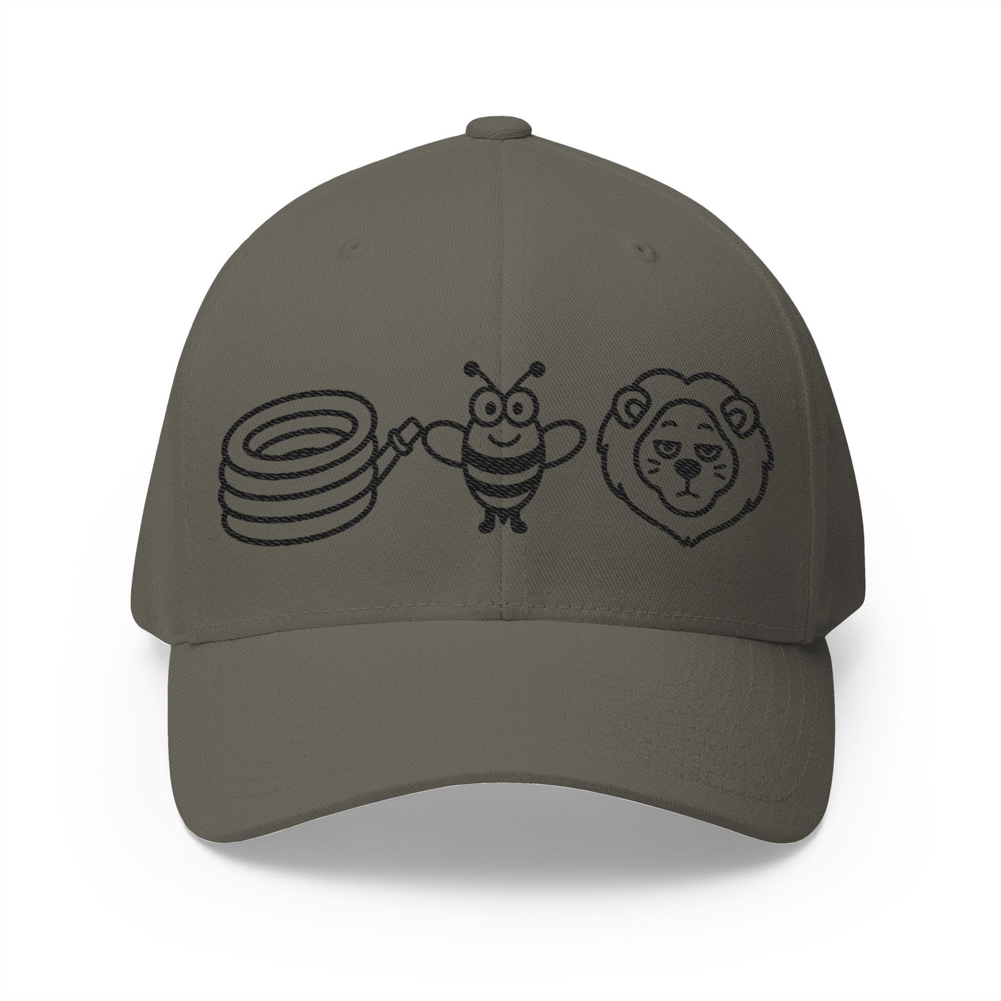 Hose Bee Lion Flex Fit Closed-Back Structured Cap (Embroidery)