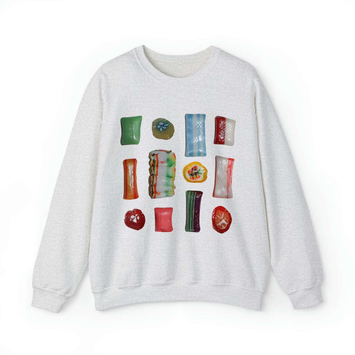 Christmas Candy Sweatshirt Unisex Heavy Blend™ Crewneck Sweatshirt