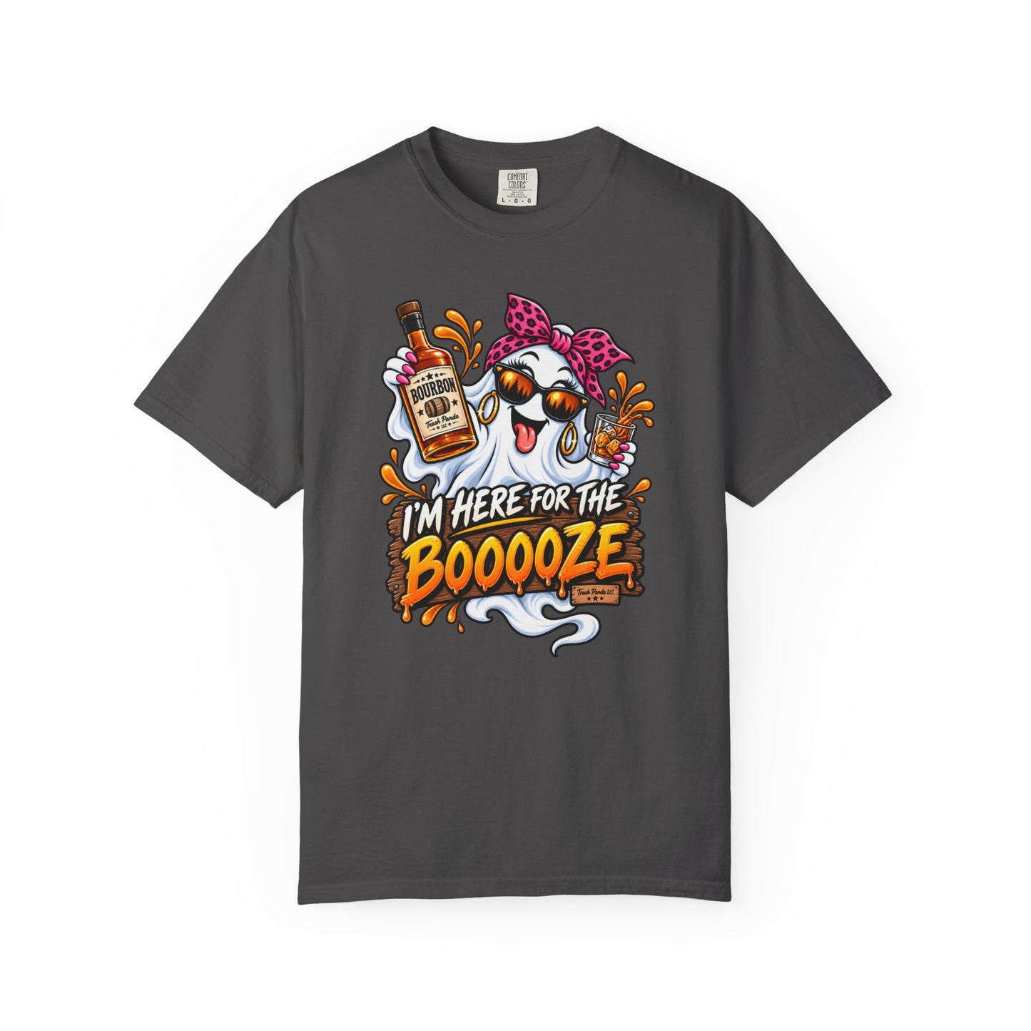 Here For The Booooze (Ladies) Comfort Colors T-shirt